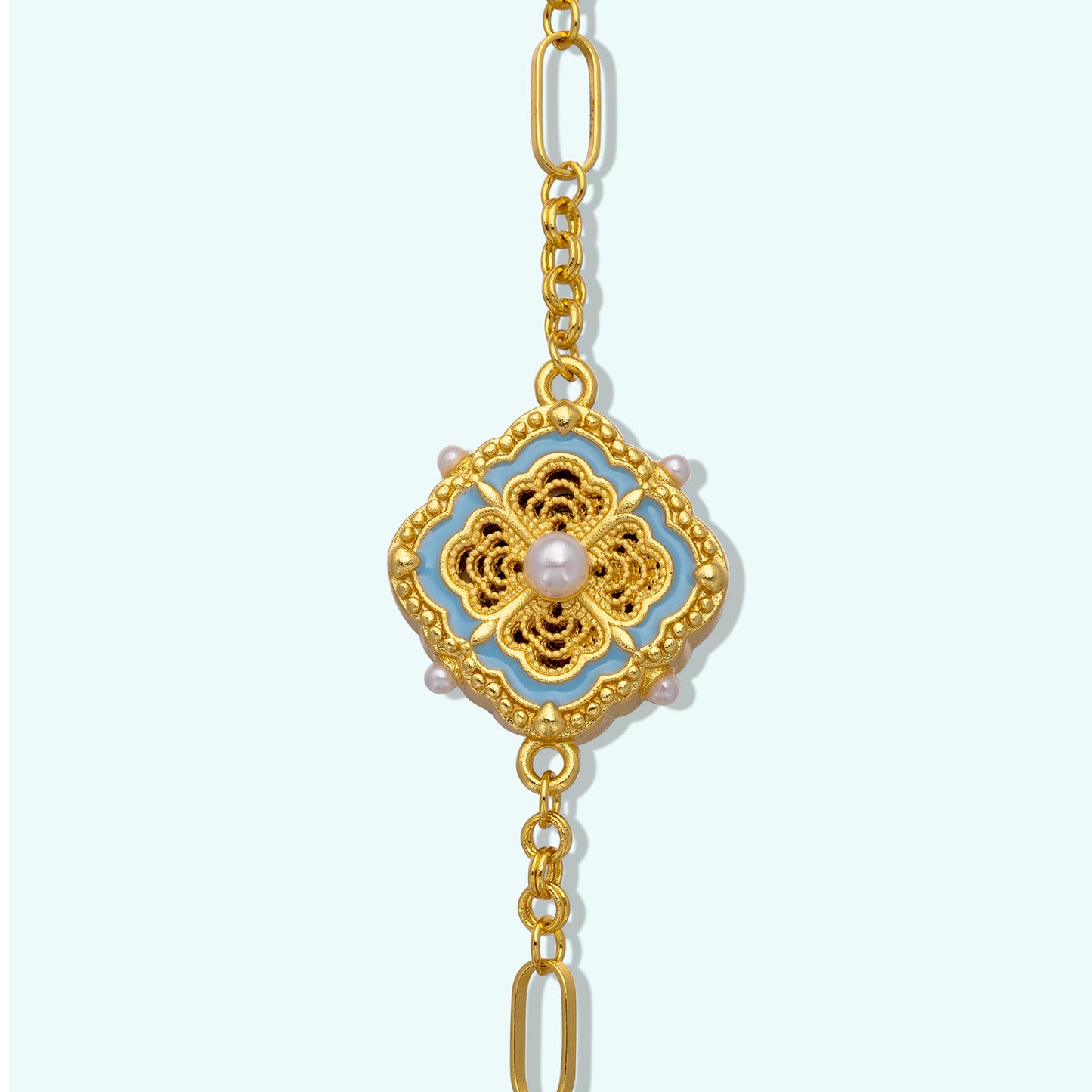 Fortune Knot Geometric Bracelet